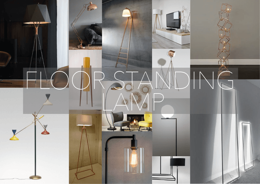 Floor Standing Lamp Moodboard