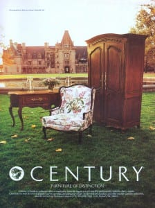 Century Furniture Chardeau Collection 1983 Ad. Furniture. Stock Number: 21484.